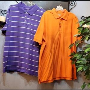 Mens XL Bundle 2Pcs Croft & Borrow Polo Shirt